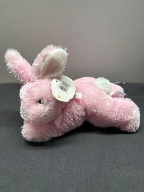 Wishpets Harriet Pink Plush Bunny Stuffed Animal Toy 2007 With Tags 8 Inches